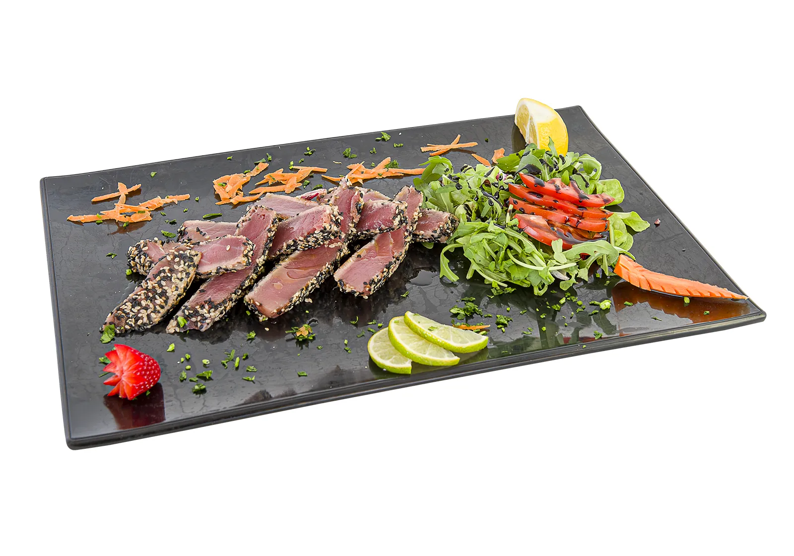 Tagliata di Tonno con Sesamo Bianco e Nero