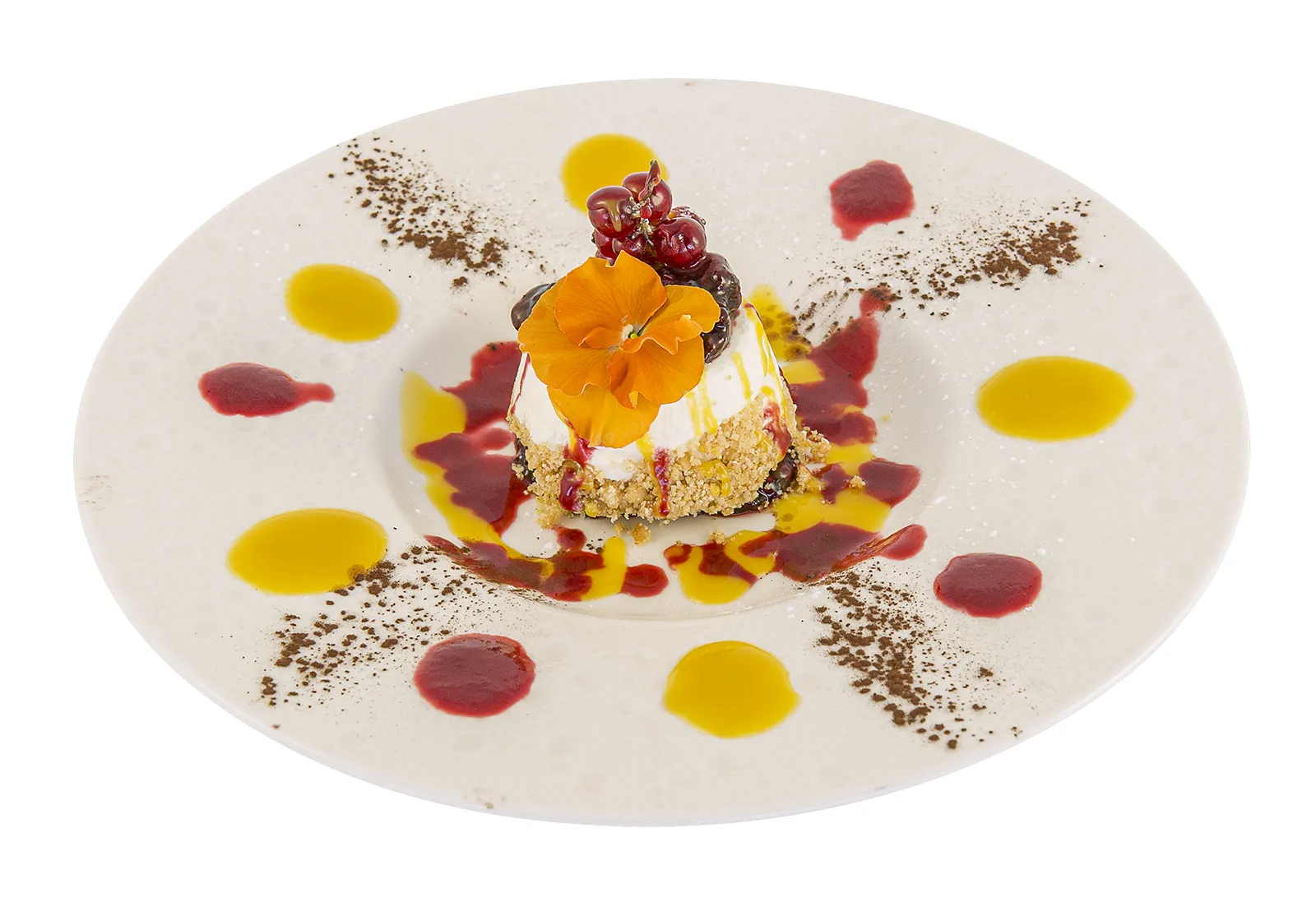 Cheesecake con salsa ai Frutti di Bosco