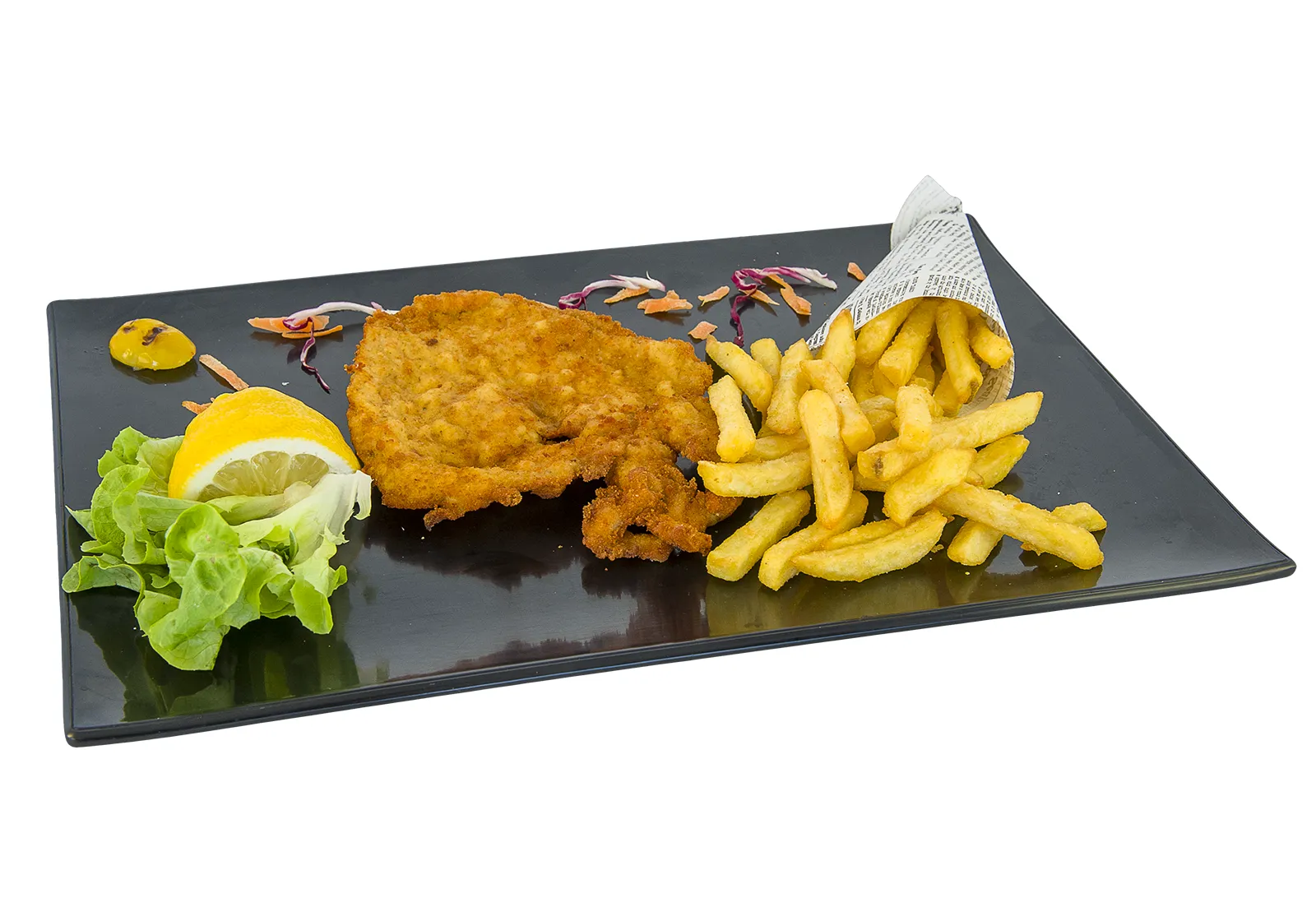Cotoletta con Patatine Fritte