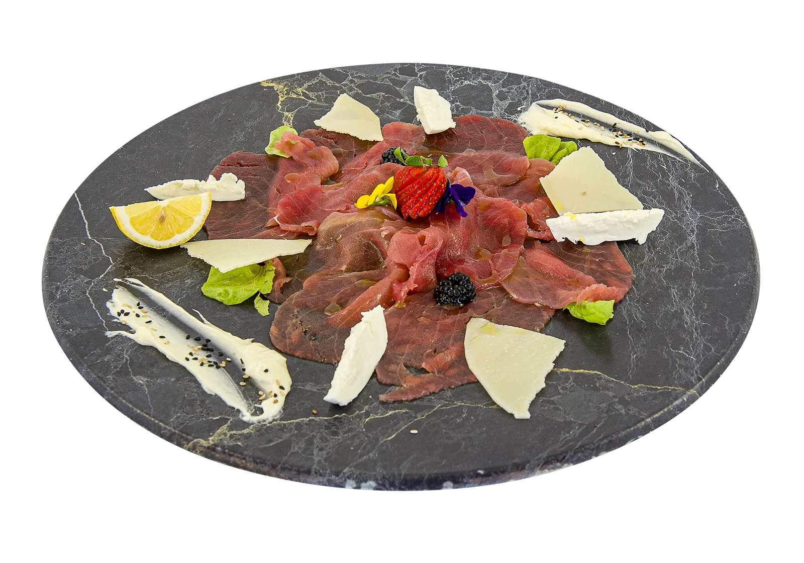 Carpaccio di Tonno con Bufala